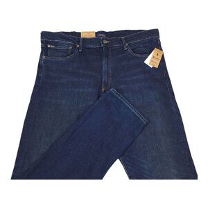 Polo Ralph Lauren Men Prospect Straight Jeans 40T 36 Low Stretch Rope Dyed Denim